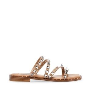 Steve Madden Skyler Sandal with Studs Tan
